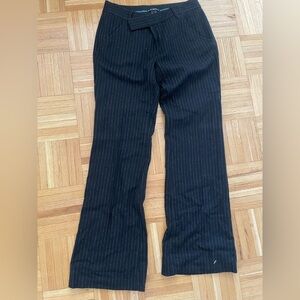 Club Monaco Black Pinstripe Women's Trousers